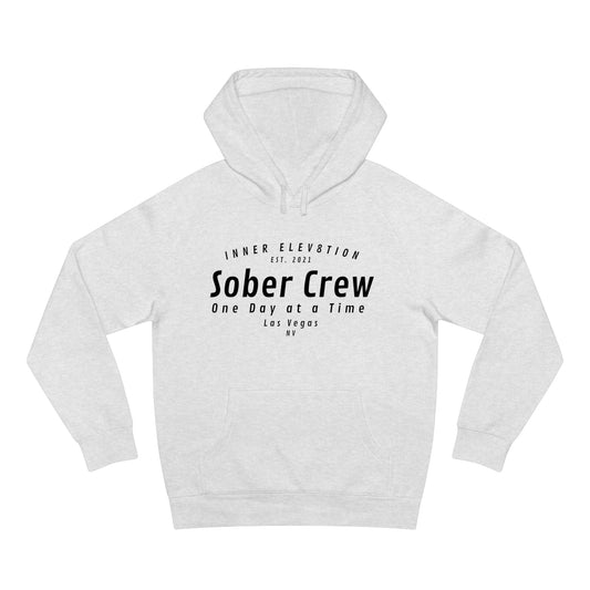 Sober Crew Unisex Hoodie - One Day at a Time - Perfect for Recovery Celebrations