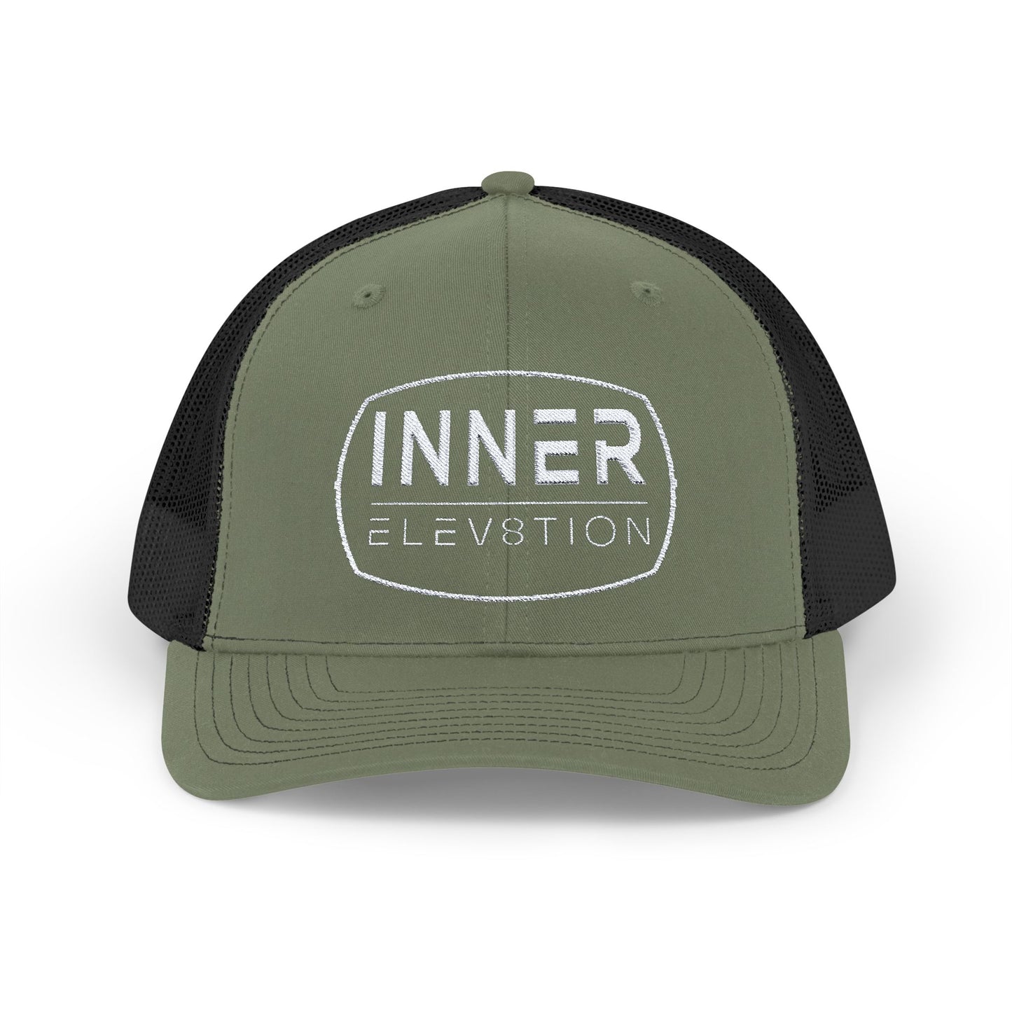 Inner Elev8tion Snapback Trucker Cap - Modern Black Design for Style and Comfort