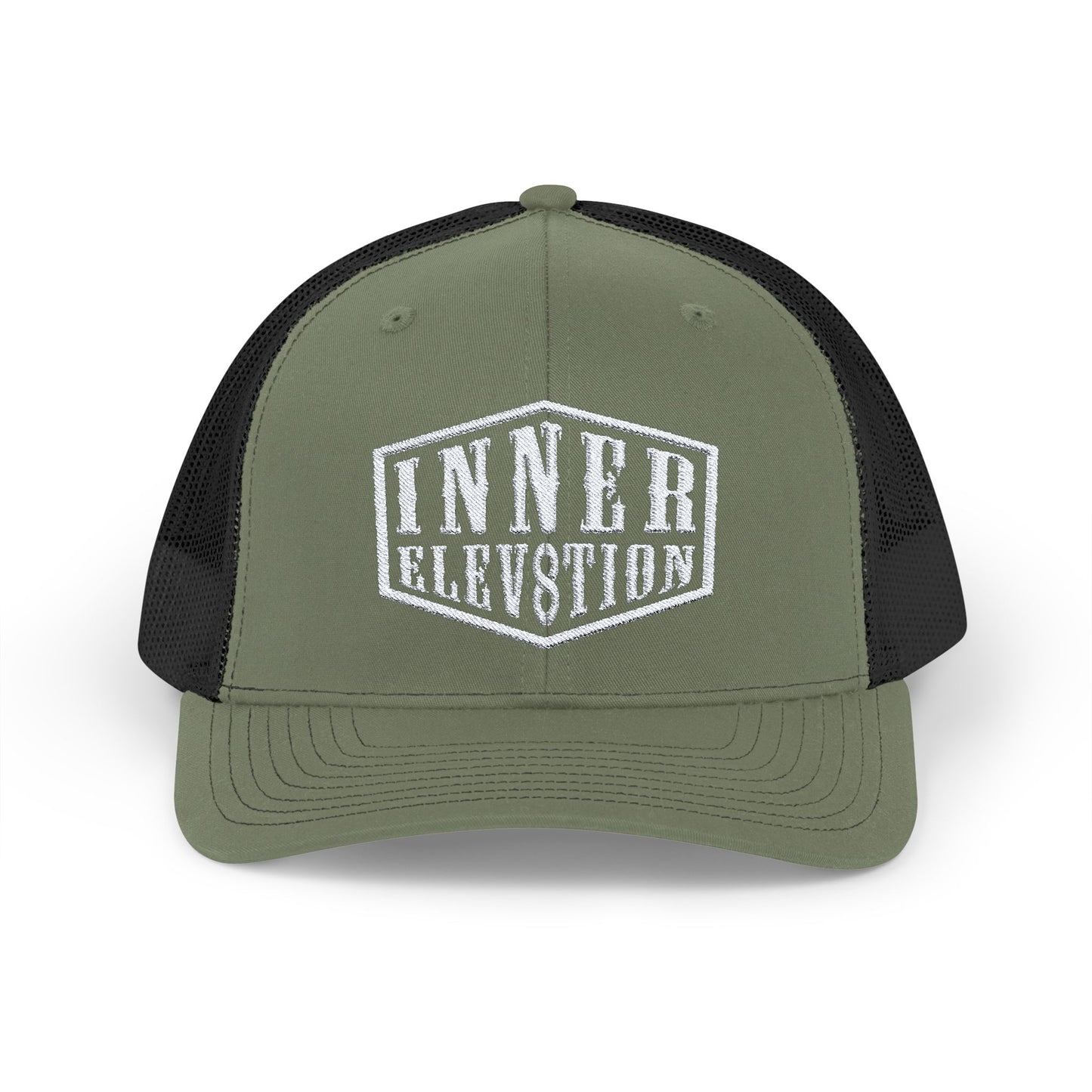 Inner Elev8tion Snapback Trucker Cap - Stylish Black Hat for Outdoor Adventures